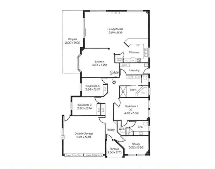 Floorplan of Homely house listing, 12 Holly Street, O'halloran Hill SA 5158