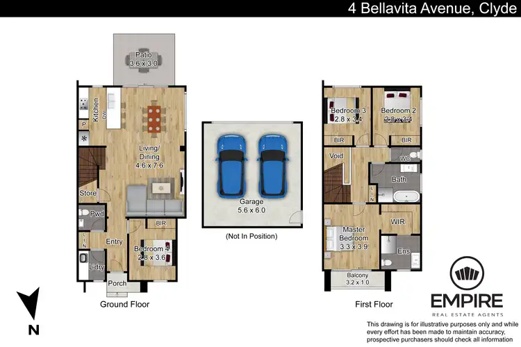 Floorplan of Homely house listing, 4 Bellavita Avenue, Clyde VIC 3978