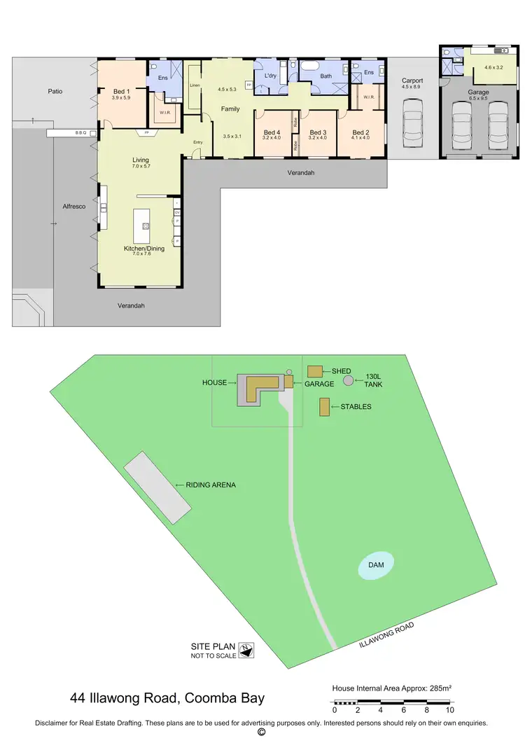 Floorplan of Homely rural property listing, 44 Illawong Road, Coomba Bay NSW 2428