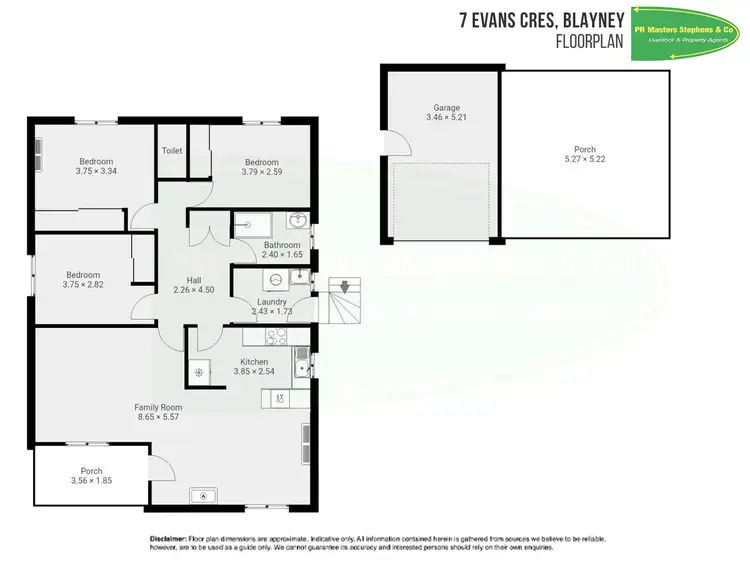 Floorplan of Homely house listing, 7 Evans Crescent, Blayney NSW 2799