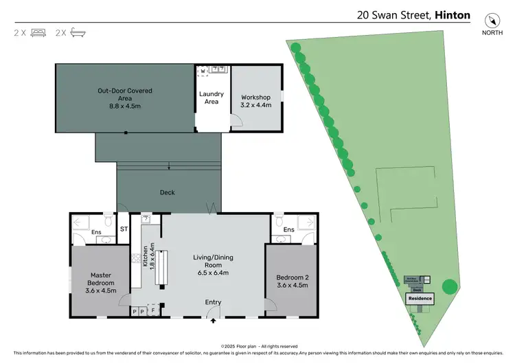 Floorplan of Homely house listing, 20 Swan Street, Hinton NSW 2321