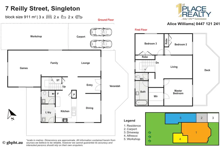 Floorplan of Homely house listing, 7 Reilly Street, Singleton WA 6175