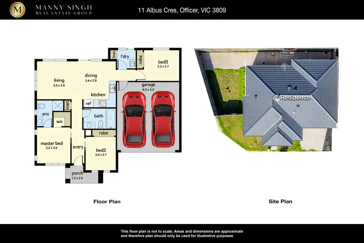 Floorplan of Homely house listing, 11 Albus Crescent, Officer VIC 3809