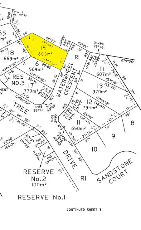 Floorplan of Homely land listing, 5 Waterwheel Crescent, Merbein VIC 3505