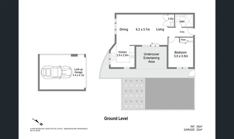 Floorplan of Homely unit listing, 1/4-8 Pearce Avenue, Peakhurst NSW 2210