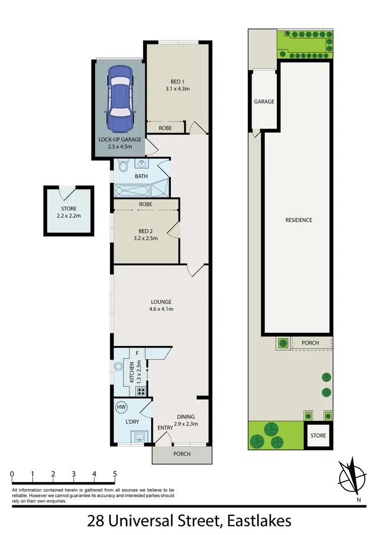 Floorplan of Homely house listing, 28 Universal Street, Eastlakes NSW 2018