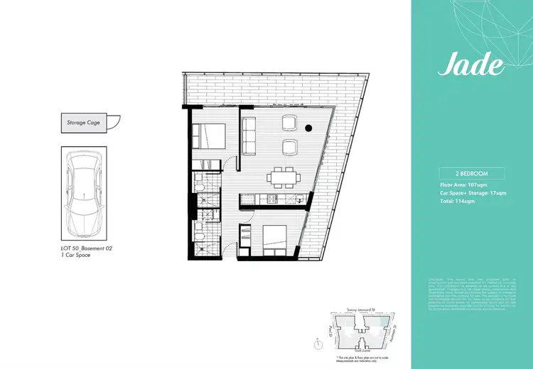 Floorplan of Homely apartment listing, 401/113 Portman Street, Zetland NSW 2017