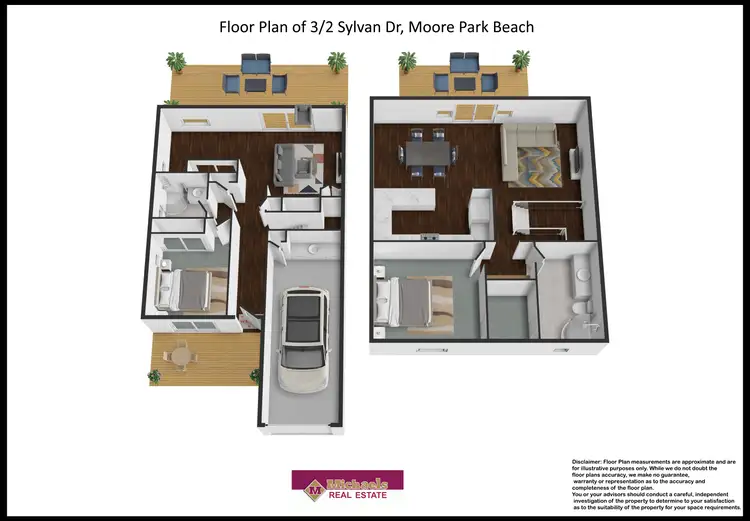 Floorplan of Homely house listing, 3/2 Sylvan Drive, Moore Park Beach QLD 4670