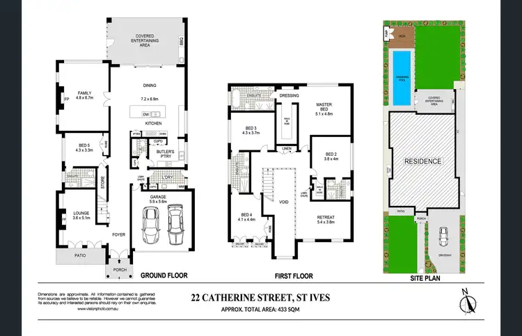 Floorplan of Homely house listing, 22 Catherine Street, St Ives NSW 2075