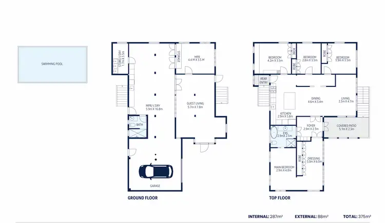Floorplan of Homely house listing, 15 Rectory Street, Pomona QLD 4568
