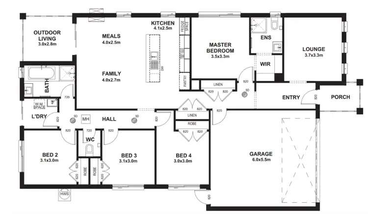 Floorplan of Homely house listing, Address available on request