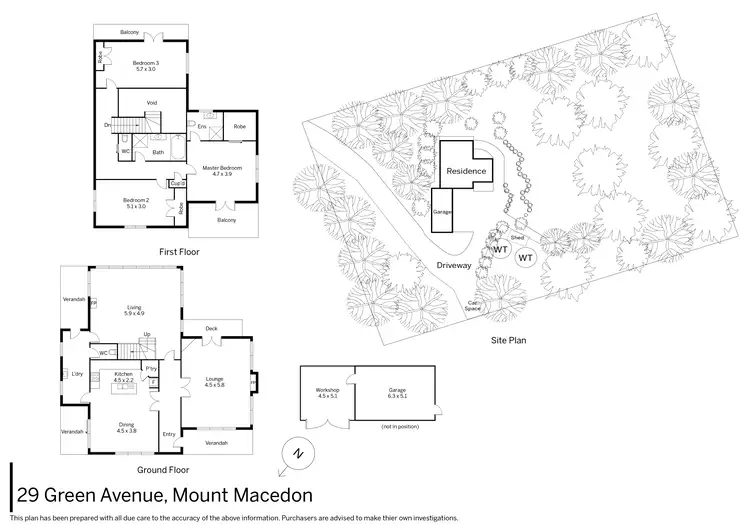 Floorplan of Homely house listing, 29 Green Avenue, Mount Macedon VIC 3441