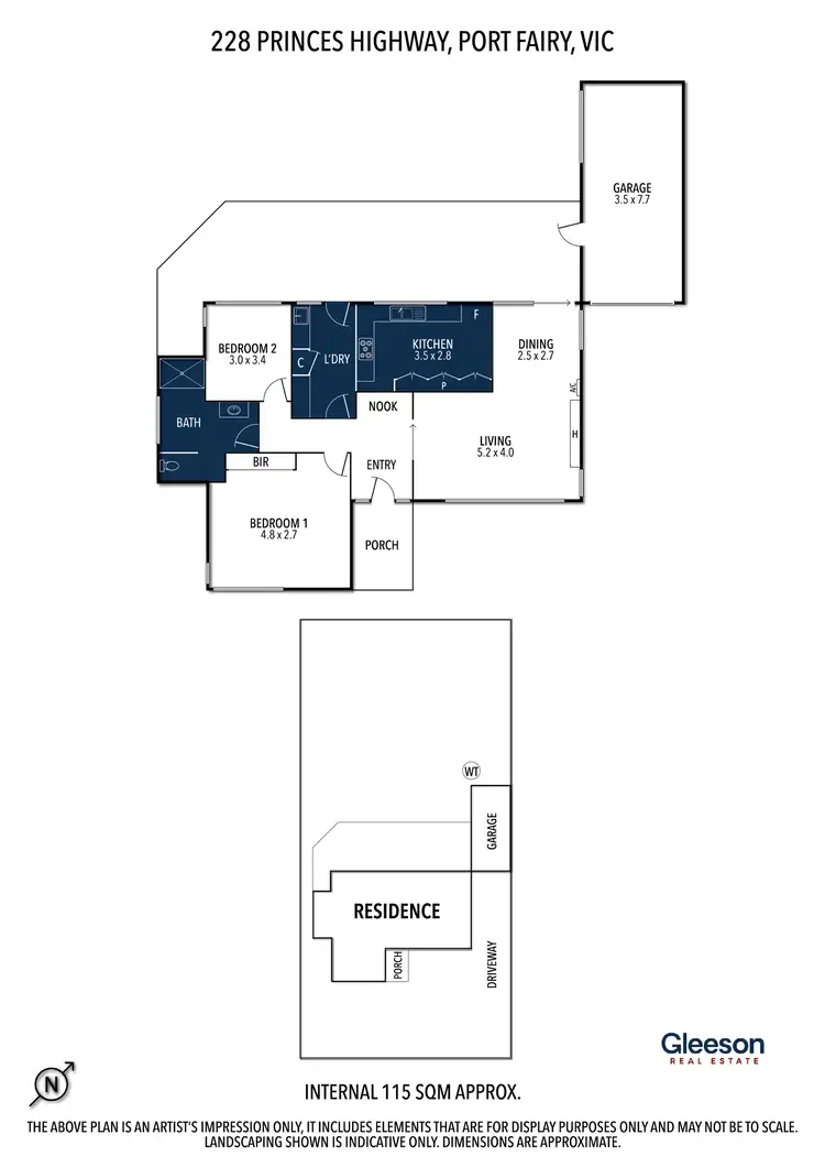 Floorplan of Homely house listing, 228 Princes Highway, Port Fairy VIC 3284