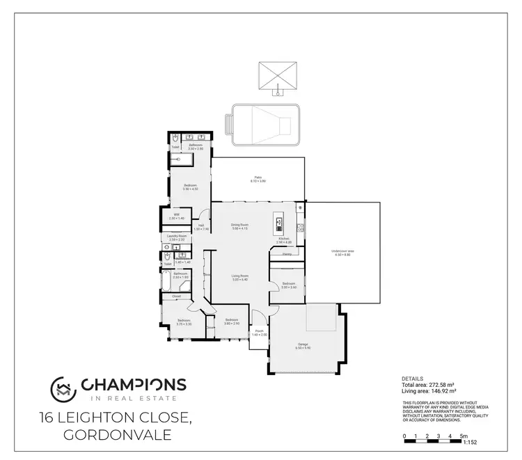 Floorplan of Homely house listing, 16 Leighton Crescent, Gordonvale QLD 4865
