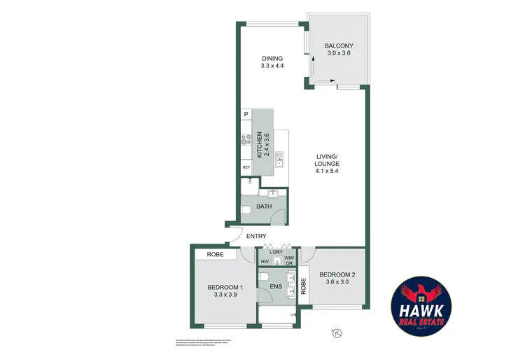 Floorplan of Homely apartment listing, 163/395 Antill Street, Watson ACT 2602