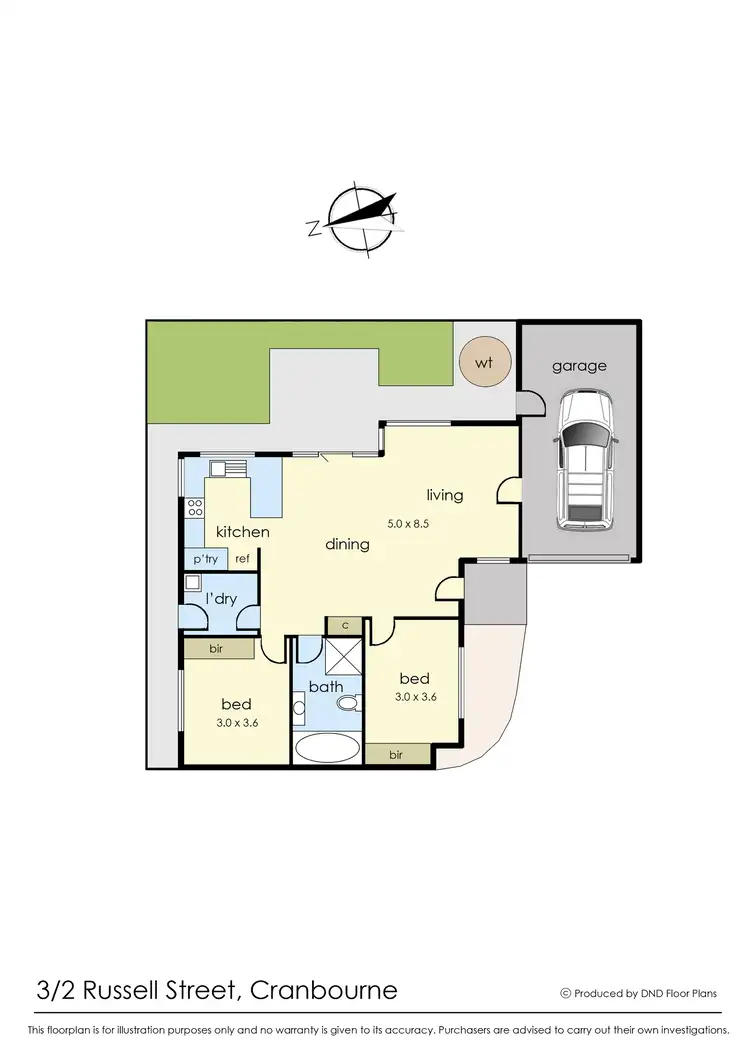 Floorplan of Homely unit listing, 3/2 Russell Street, Cranbourne VIC 3977