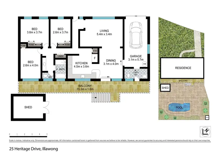 Floorplan of Homely house listing, 25 Heritage Drive, Illawong NSW 2234