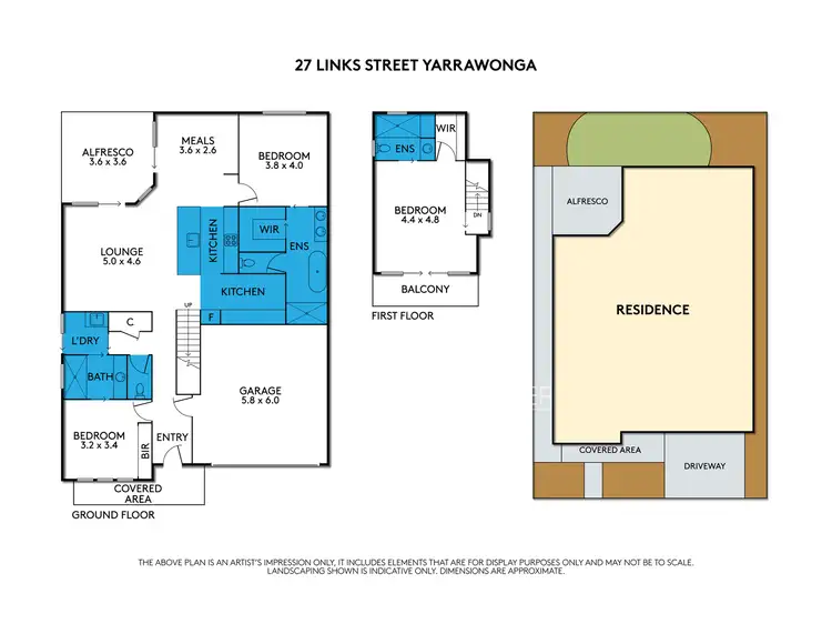 Floorplan of Homely house listing, 27 Links Street, Yarrawonga VIC 3730
