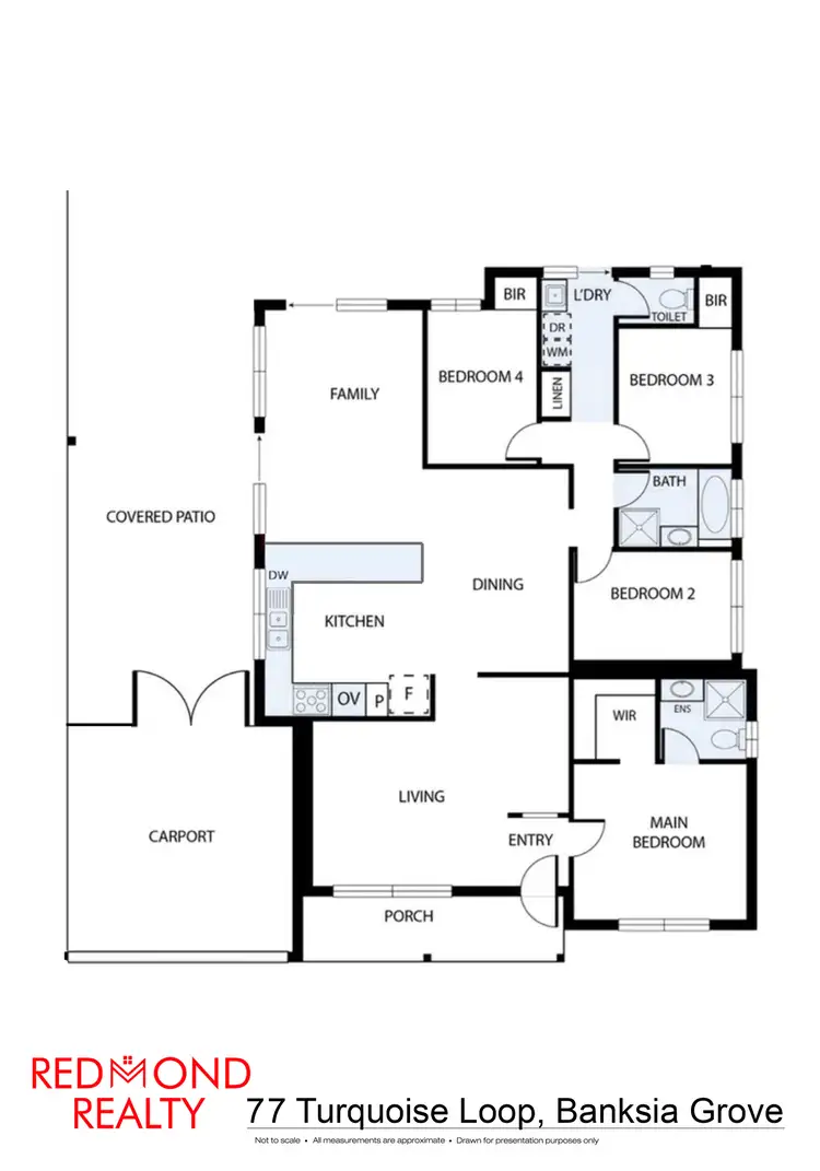Floorplan of Homely house listing, 77 Turquoise Loop, Banksia Grove WA 6031