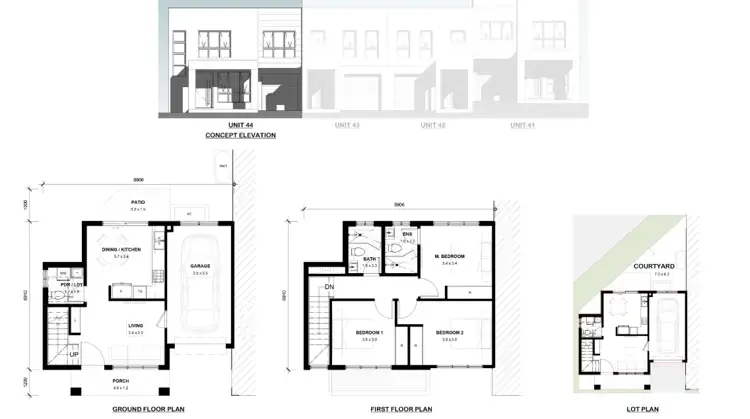 Floorplan of Homely townhouse listing, Address available on request