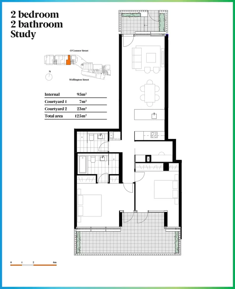 Floorplan of Homely apartment listing, 83B O'Connor Street, Chippendale NSW 2008
