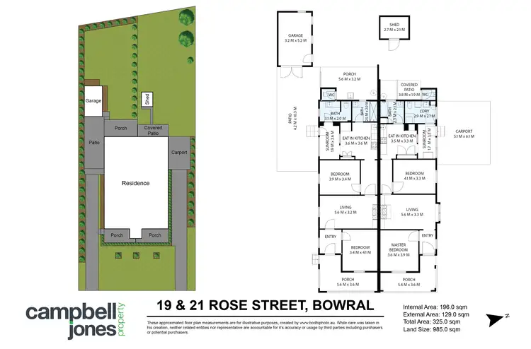Floorplan of Homely house listing, 19 & 21 Rose Street, Bowral NSW 2576