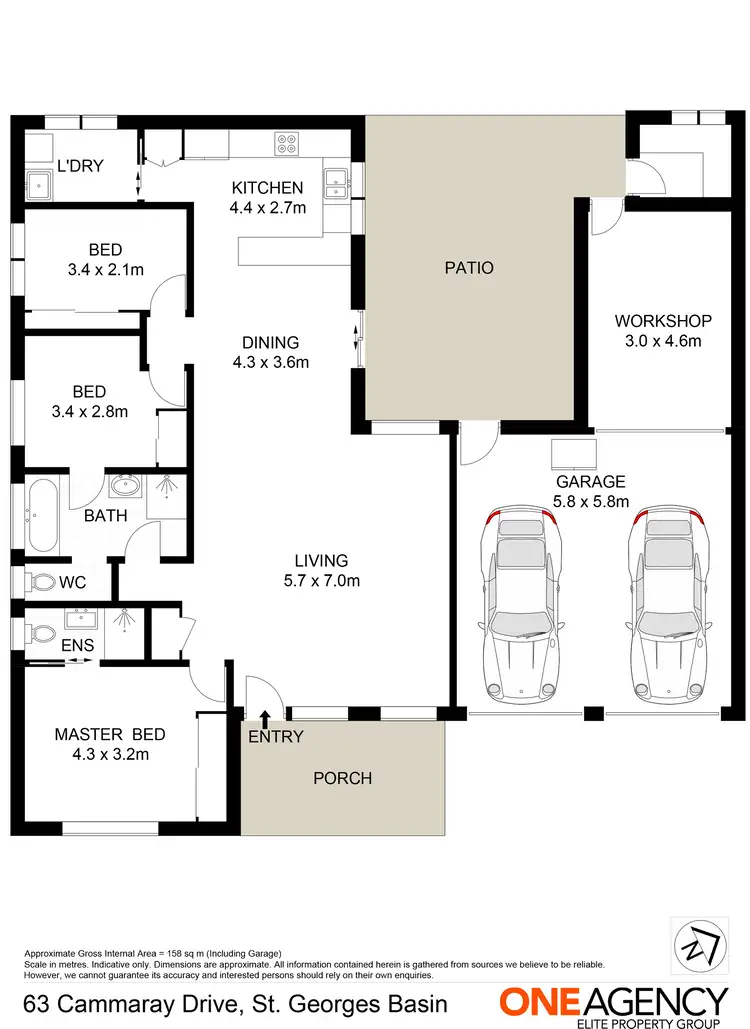Floorplan of Homely house listing, 63 Cammaray Drive, St Georges Basin NSW 2540