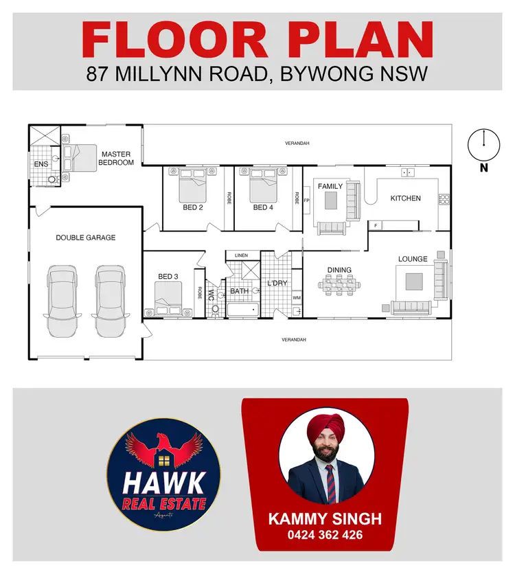 Floorplan of Homely rural property listing, 87 Millynn Road, Bywong NSW 2621