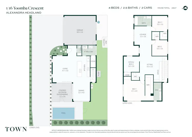 Floorplan of Homely house listing, 1/16 Yoomba Crescent, Alexandra Headland QLD 4572