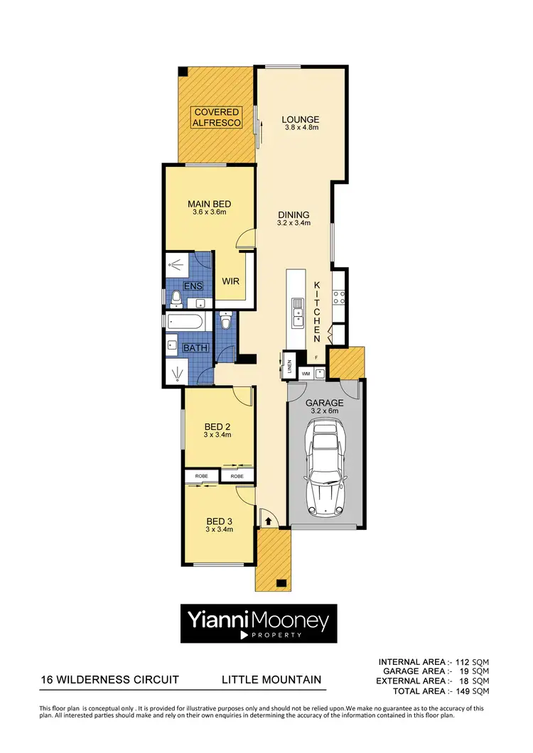 Floorplan of Homely house listing, 16 Wilderness Circuit, Little Mountain QLD 4551