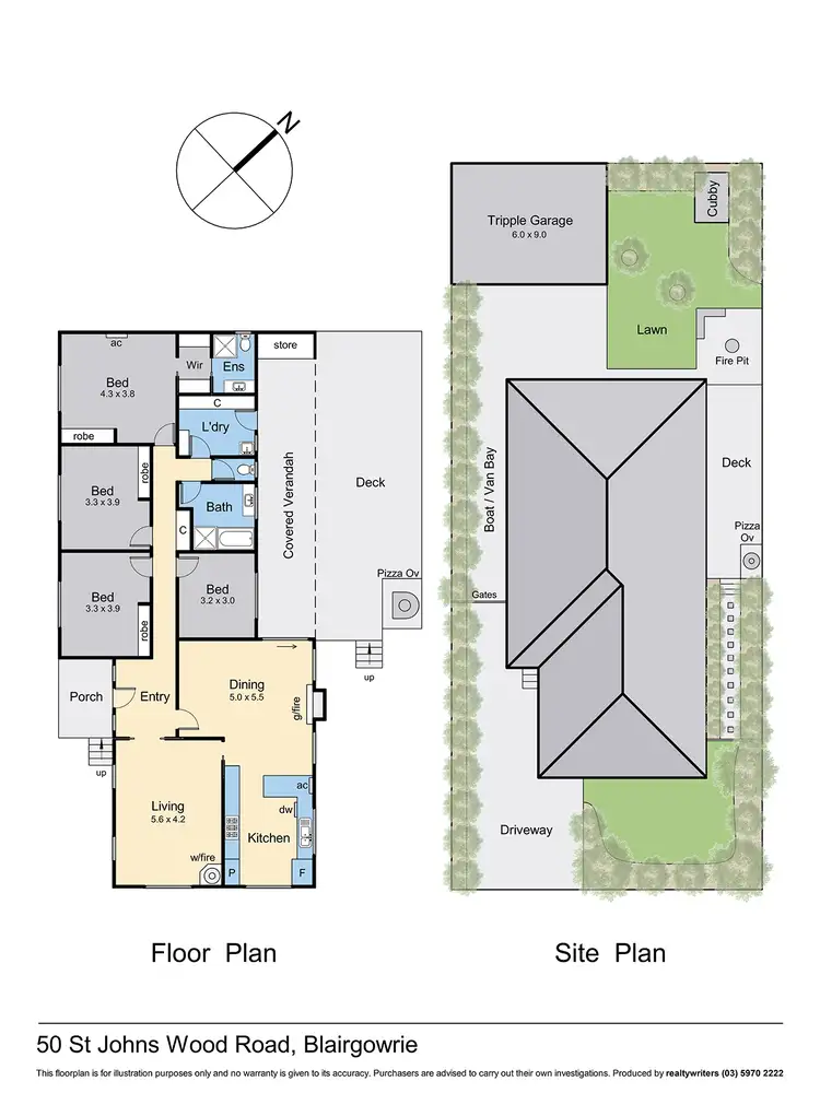 Floorplan of Homely house listing, 50 St Johns Wood Road, Blairgowrie VIC 3942