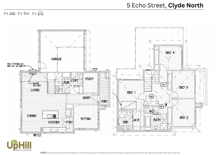 Floorplan of Homely house listing, 5 Echo Street, Clyde North VIC 3978