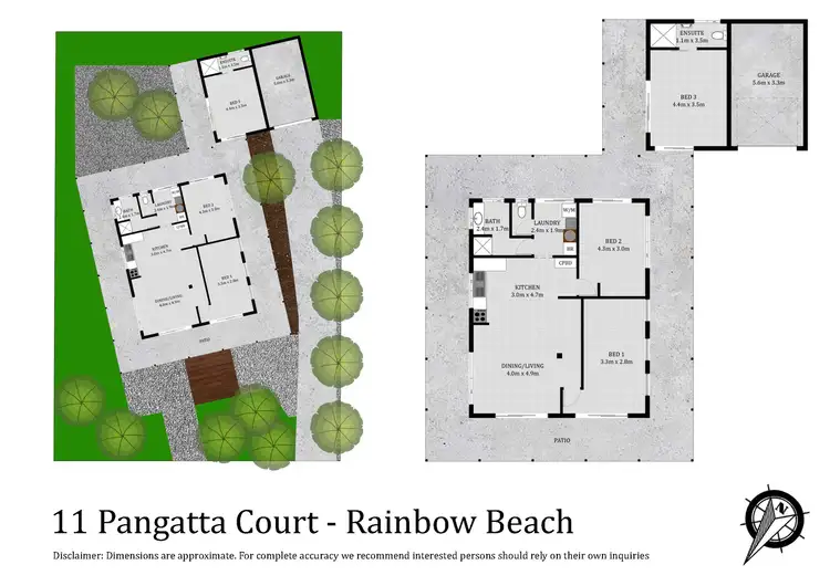 Floorplan of Homely house listing, 11 PANGATTA COURT, Rainbow Beach QLD 4581