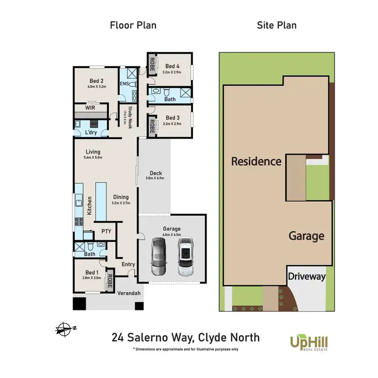 Floorplan of Homely house listing, 24 Salerno Way, Clyde North VIC 3978