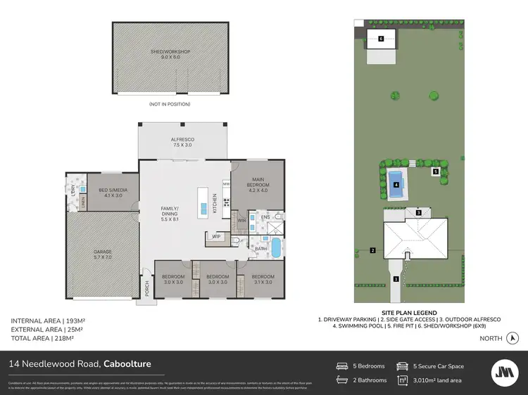 Floorplan of Homely house listing, 14 Needlewood Road, Caboolture QLD 4510