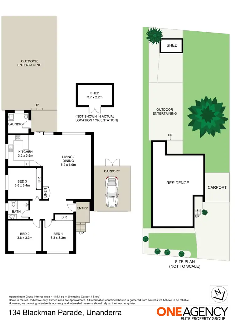 Floorplan of Homely house listing, 134 Blackman Parade, Unanderra NSW 2526