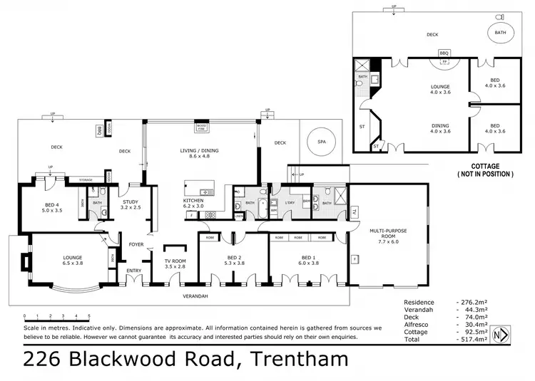 Floorplan of Homely house listing, 226 Blackwood Road, Trentham VIC 3458