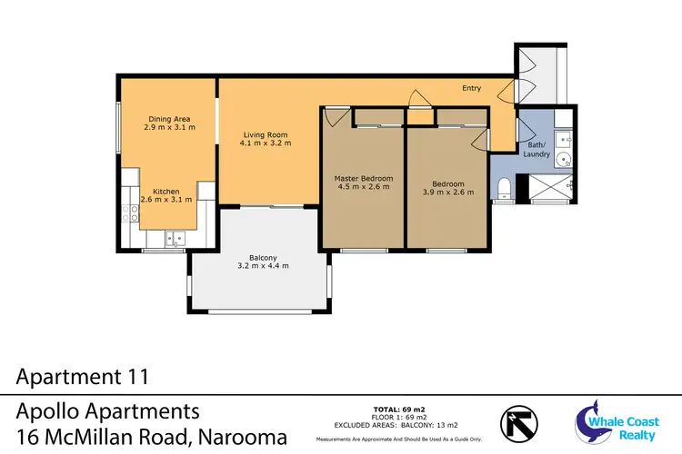 Floorplan of Homely unit listing, 11/16 McMillan Road, Narooma NSW 2546