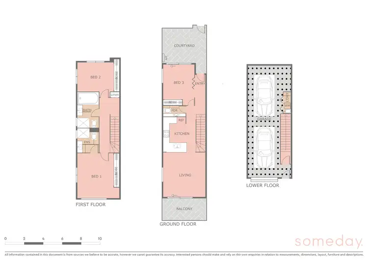 Floorplan of Homely townhouse listing, 40/26 Marie Little Crescent, Denman Prospect ACT 2611