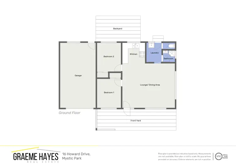 Floorplan of Homely house listing, 16 Howard Drive, Mystic Park VIC 3579