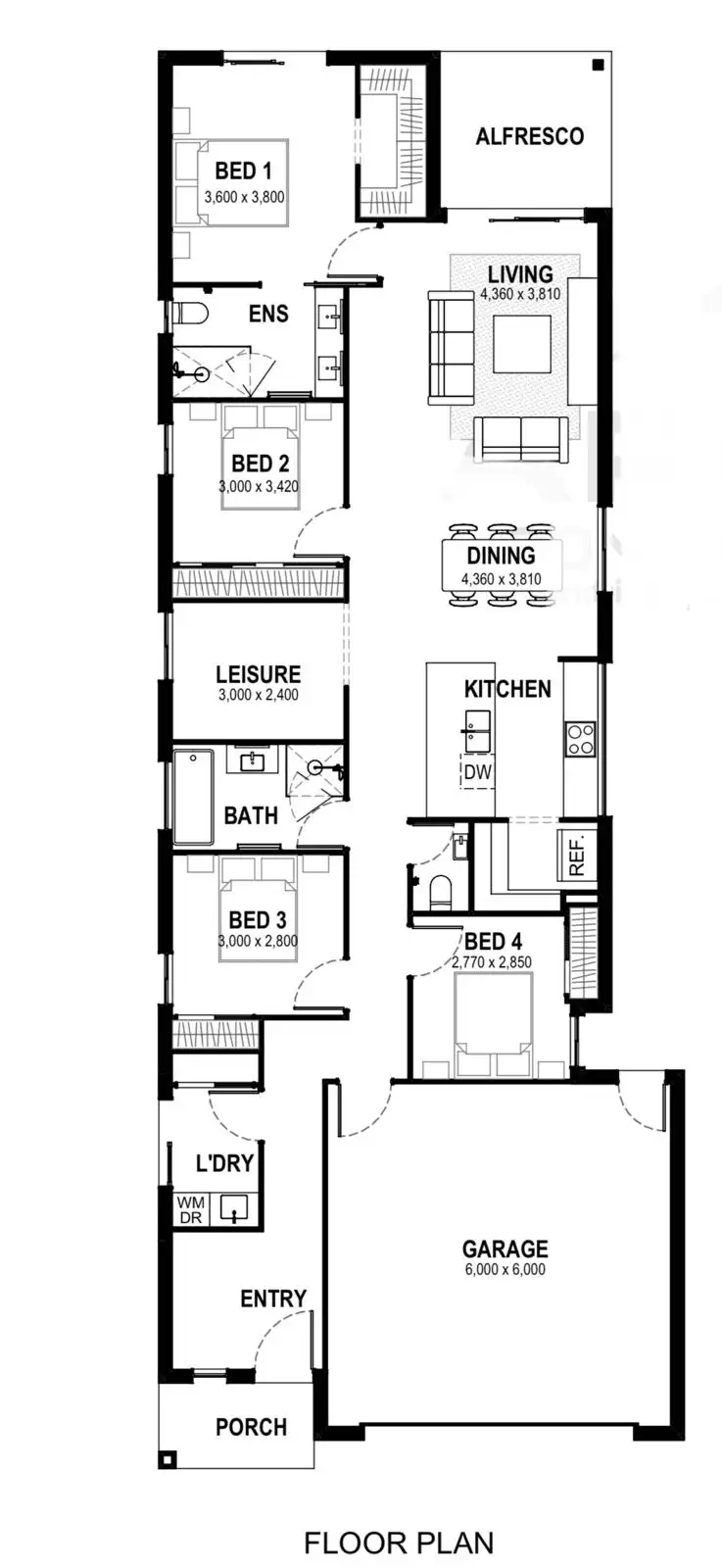 Floorplan of Homely house listing, Address available on request