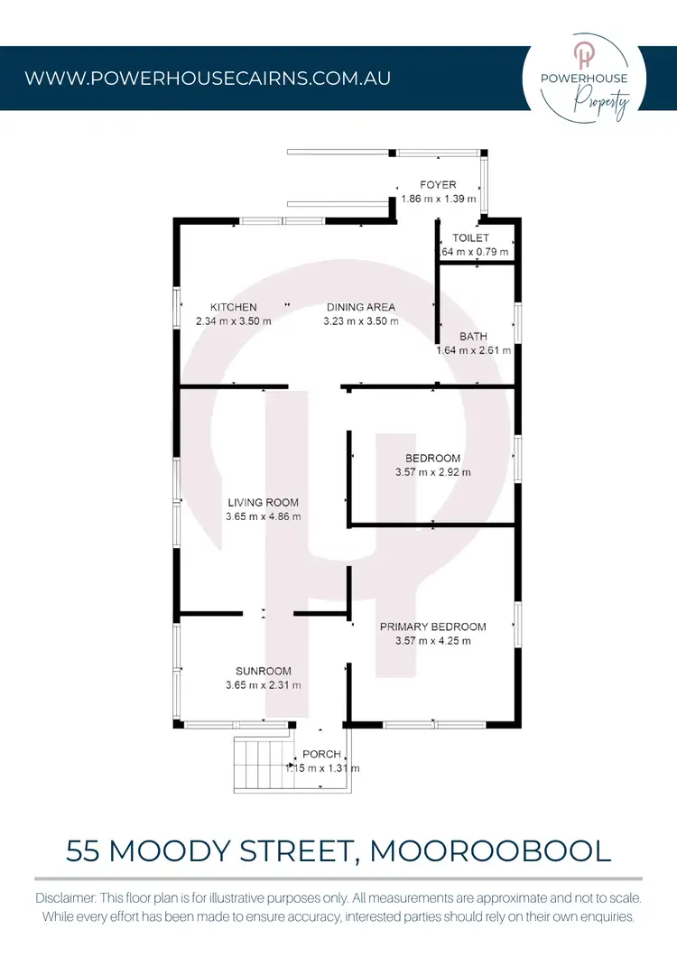 Floorplan of Homely house listing, 55 MOODY STREET, Mooroobool QLD 4870