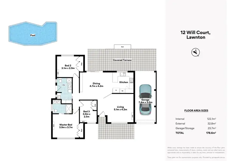 Floorplan of Homely house listing, 12 Will Court, Lawnton QLD 4501