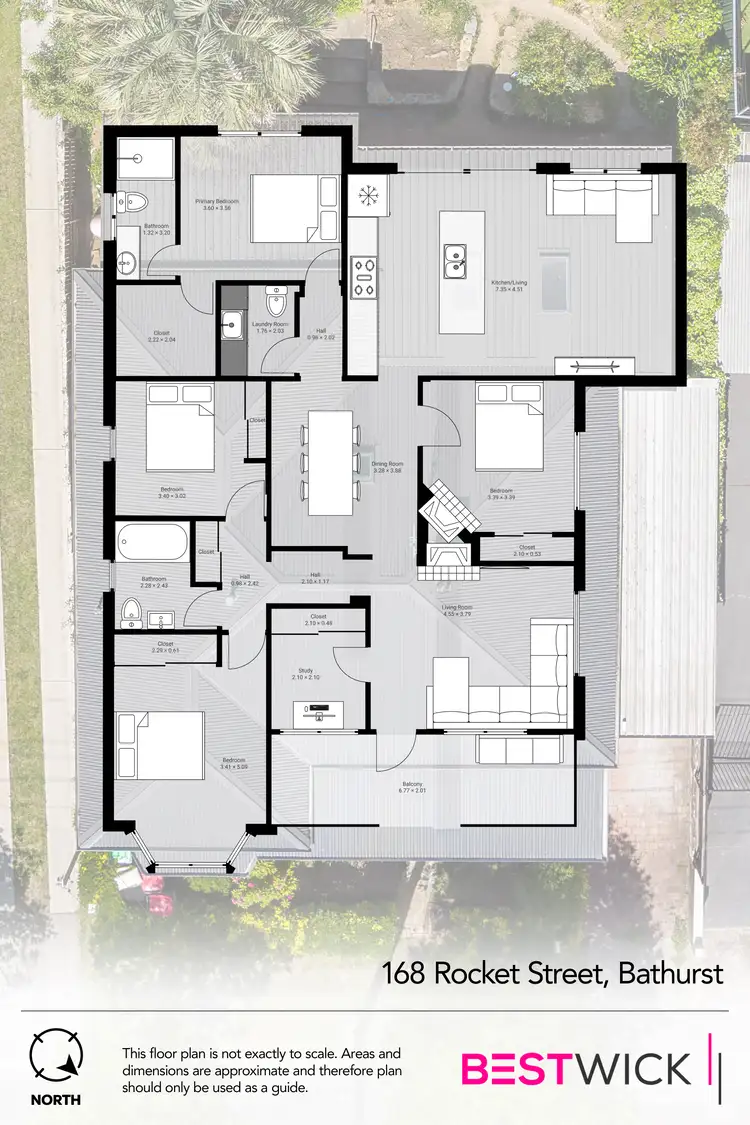 Floorplan of Homely house listing, 168 Rocket Street, Bathurst NSW 2795