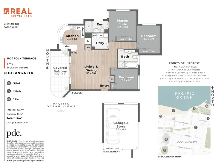 Floorplan of Homely apartment listing, 6/45 McLean Street, Coolangatta QLD 4225