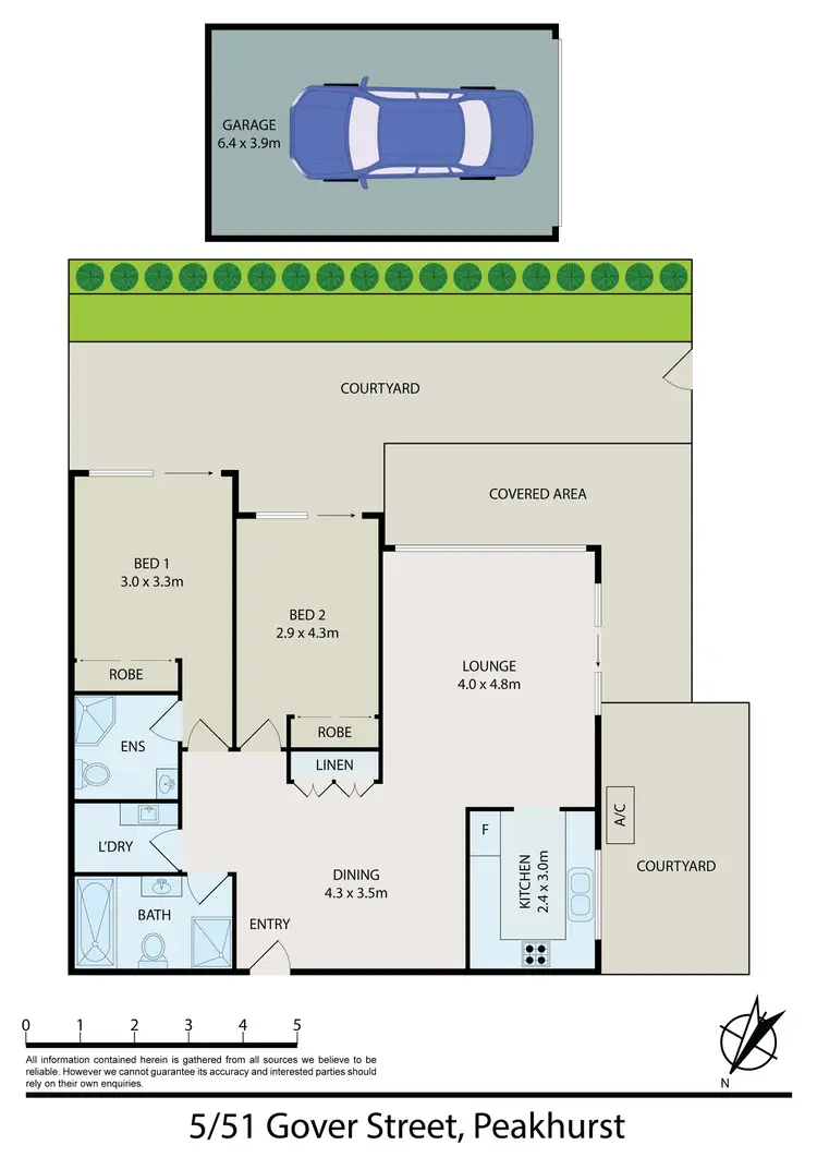 Floorplan of Homely apartment listing, 5/51-55 Gover Street, Peakhurst NSW 2210