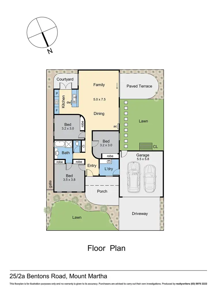 Floorplan of Homely house listing, 25/2A Bentons Road, Mount Martha VIC 3934