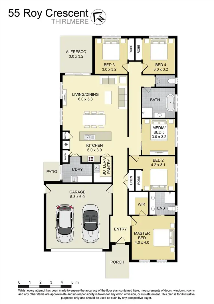 Floorplan of Homely house listing, 55 Roy Crescent, Thirlmere NSW 2572