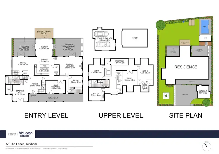 Floorplan of Homely house listing, 56 The Lanes, Kirkham NSW 2570