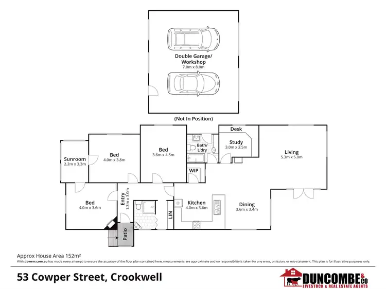 Floorplan of Homely house listing, 53 Cowper Street, Crookwell NSW 2583